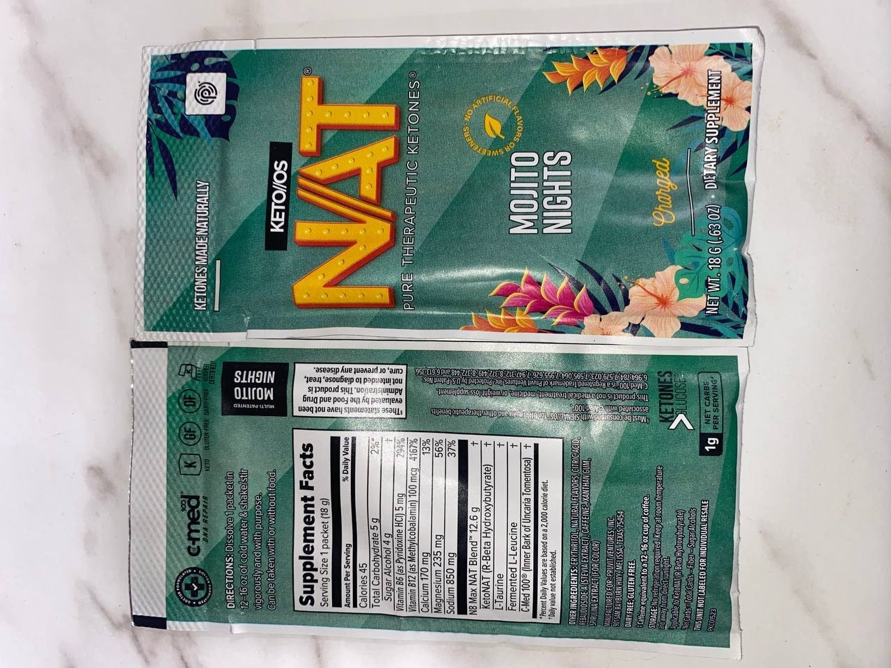 🔥Ketones Pruvit Ketone NAT Pick Your Flavor MUST BUY 5 PACKS🔥