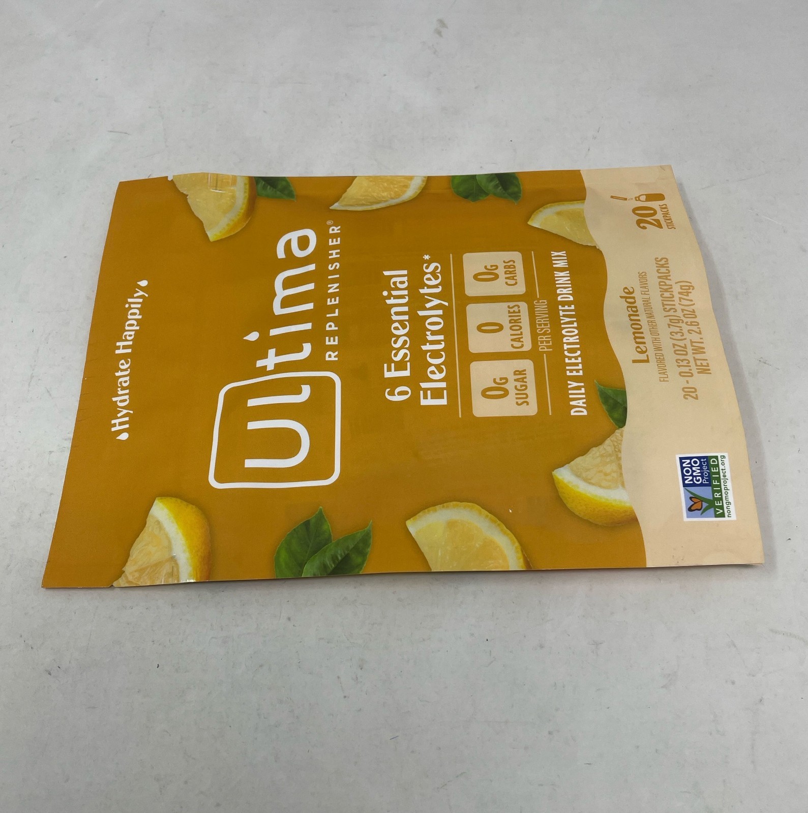 Ultima Replenisher Lemonade Electrolyte Powder, 20 Stickpacks