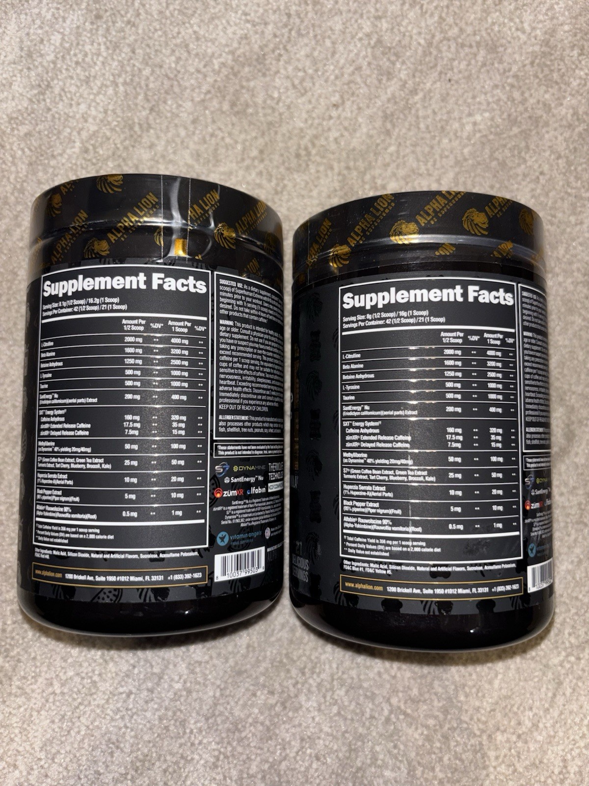 Alpha Lion Superhuman Extreme 2 Pack Hulk Juice And Slaughtermelon Preworkout