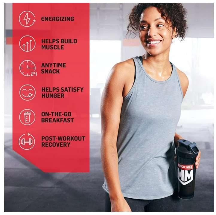 Muscle Milk Pro Series Protein Powder Knockout Chocolate 2LB 50g Protein