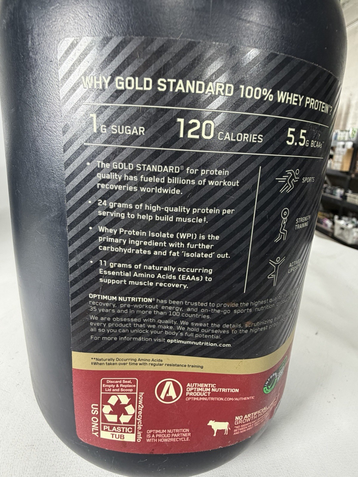 100% Whey Protein Powder, Double Rich Chocolate 1.98 Pound Exp:05/28/2027