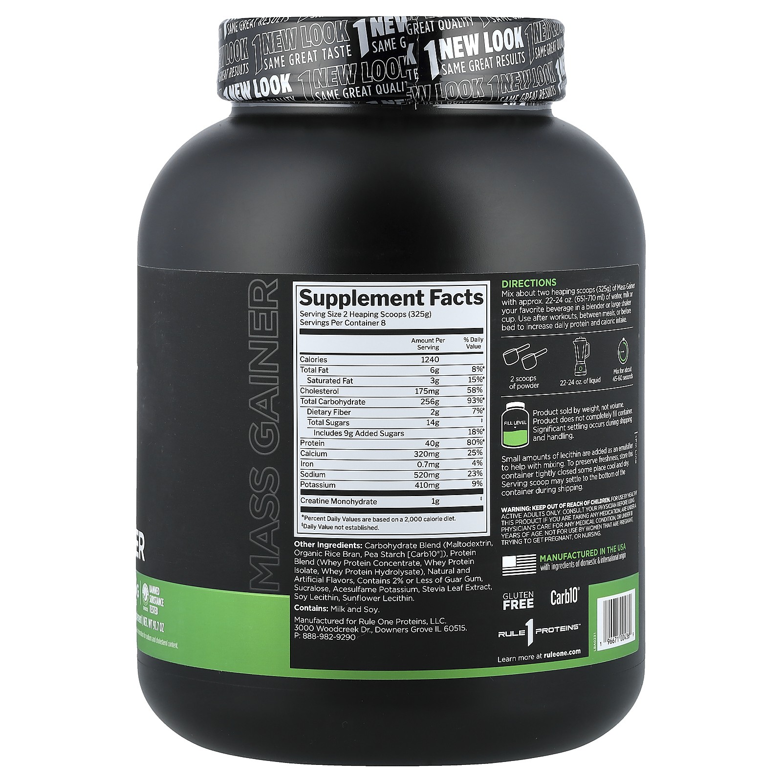 Mass Gainer™, Vanilla Creme, 5.73 lb (2.6 kg)