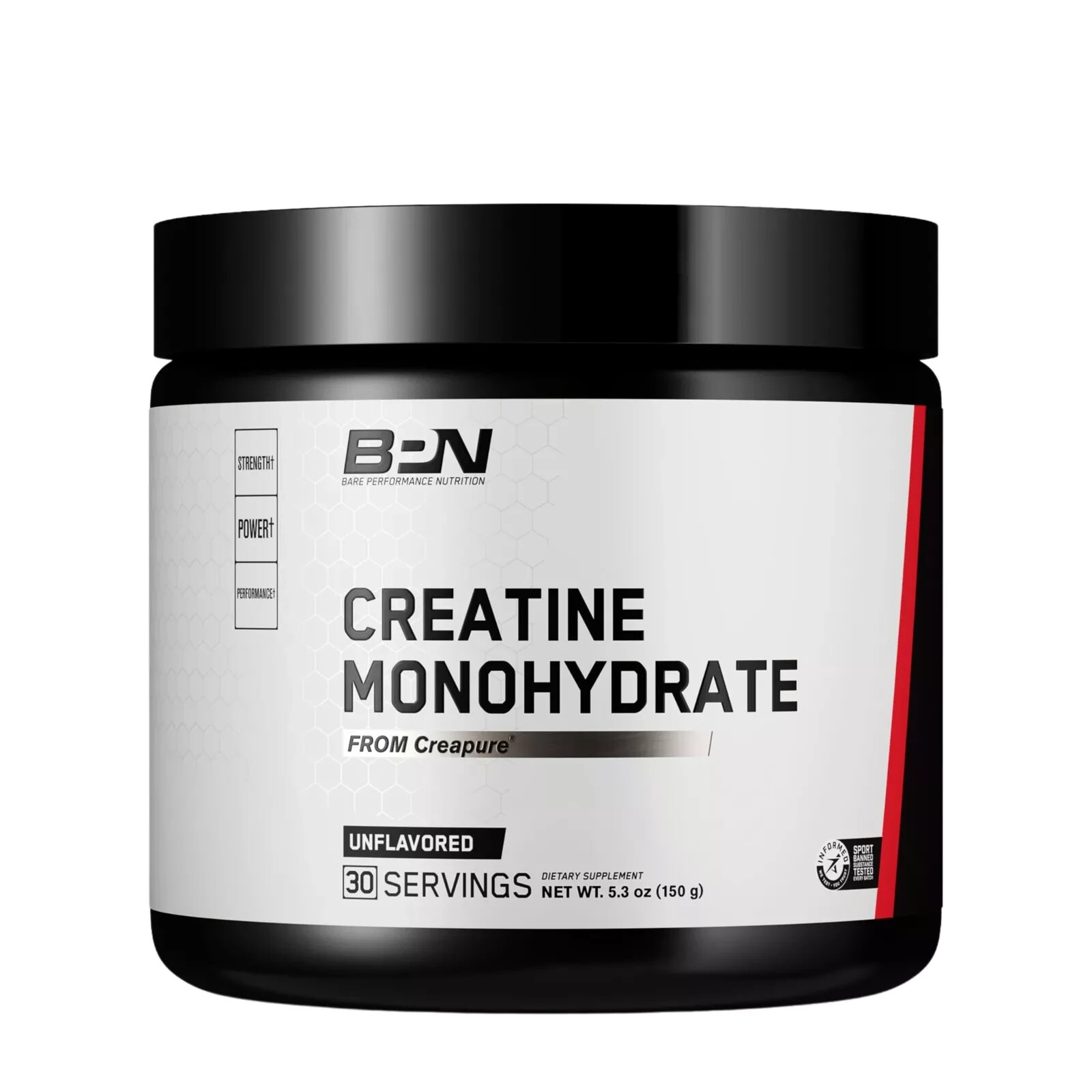 BARE PERFORMANCE NUTRITION BPN Pure Creatine Monohydrate Powder by Creapure 5…
