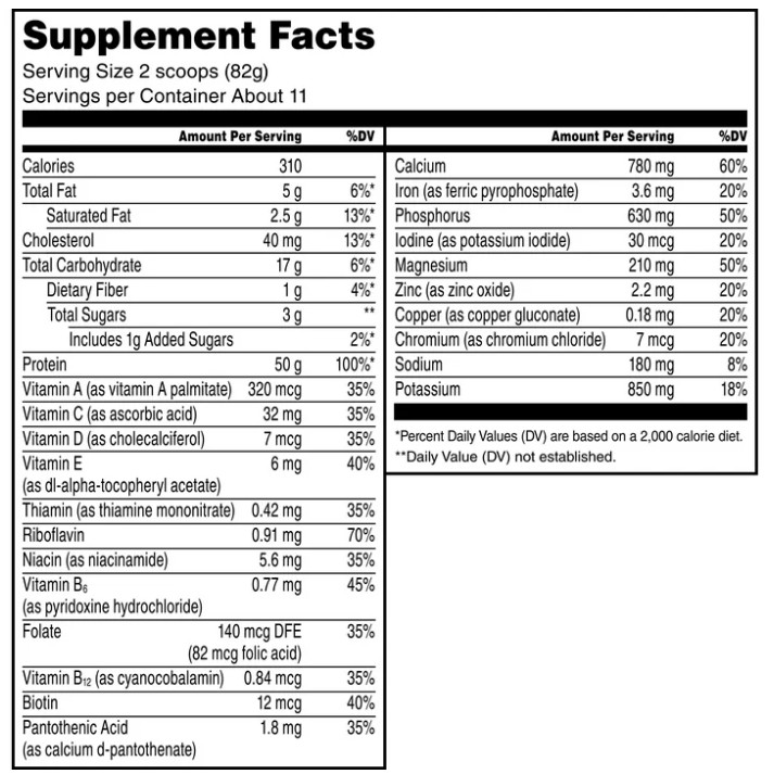 Muscle Milk Pro Series Protein Powder Knockout Chocolate 2LB 50g Protein