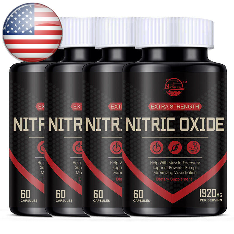 L-Arginine L-Citrulline 60/120/240 Nitric Oxide, Testosterone Booster,ED Support