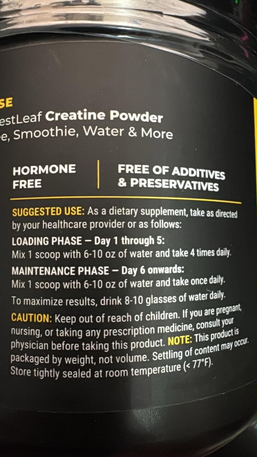 3 PACK ForestLeaf Micronized Creatine Monohydrate Powder 17.6oz each – EXP:12/28