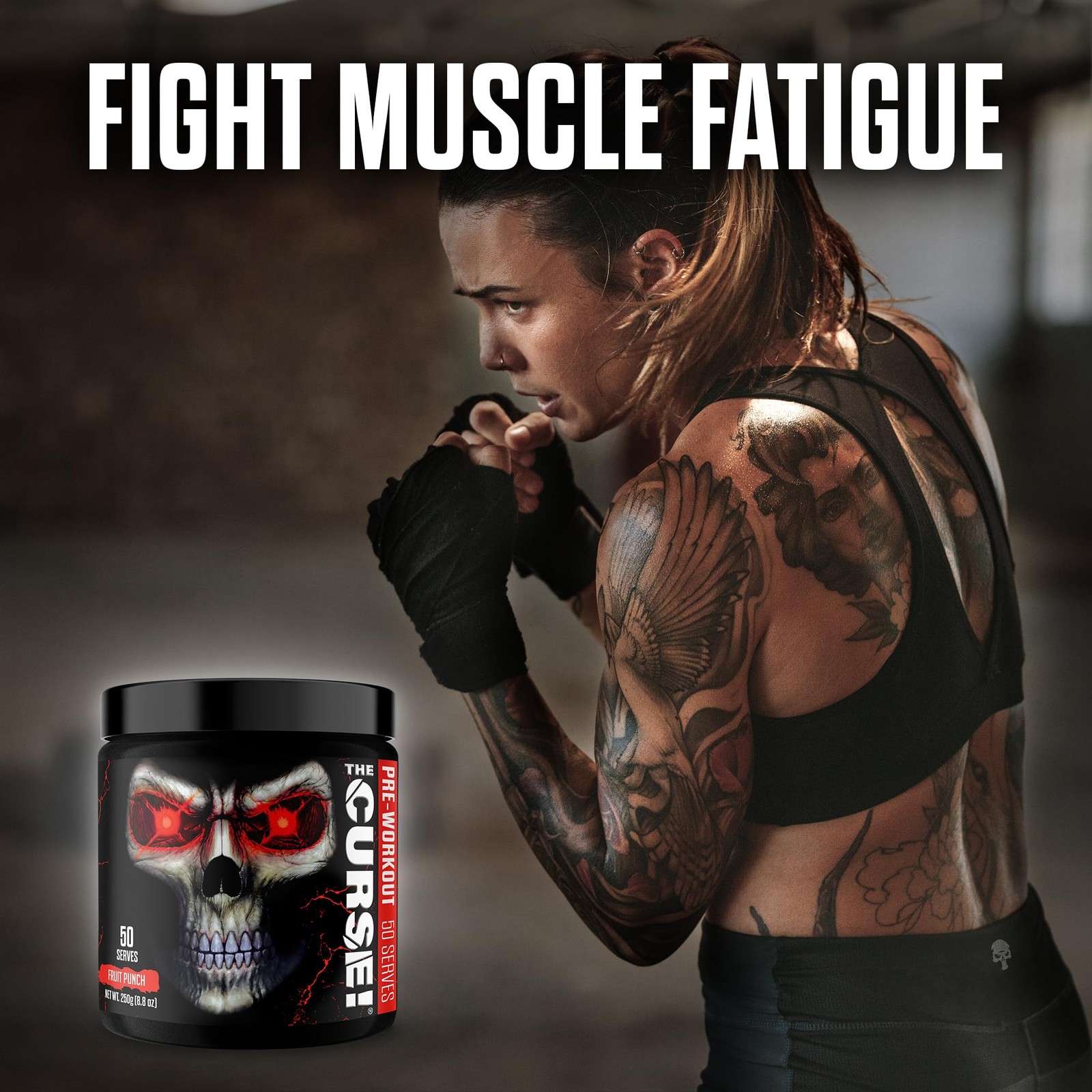 JNX SPORTS The Curse! Pre Workout Powder for Men & Women, Caffeine, Beta-Alanine