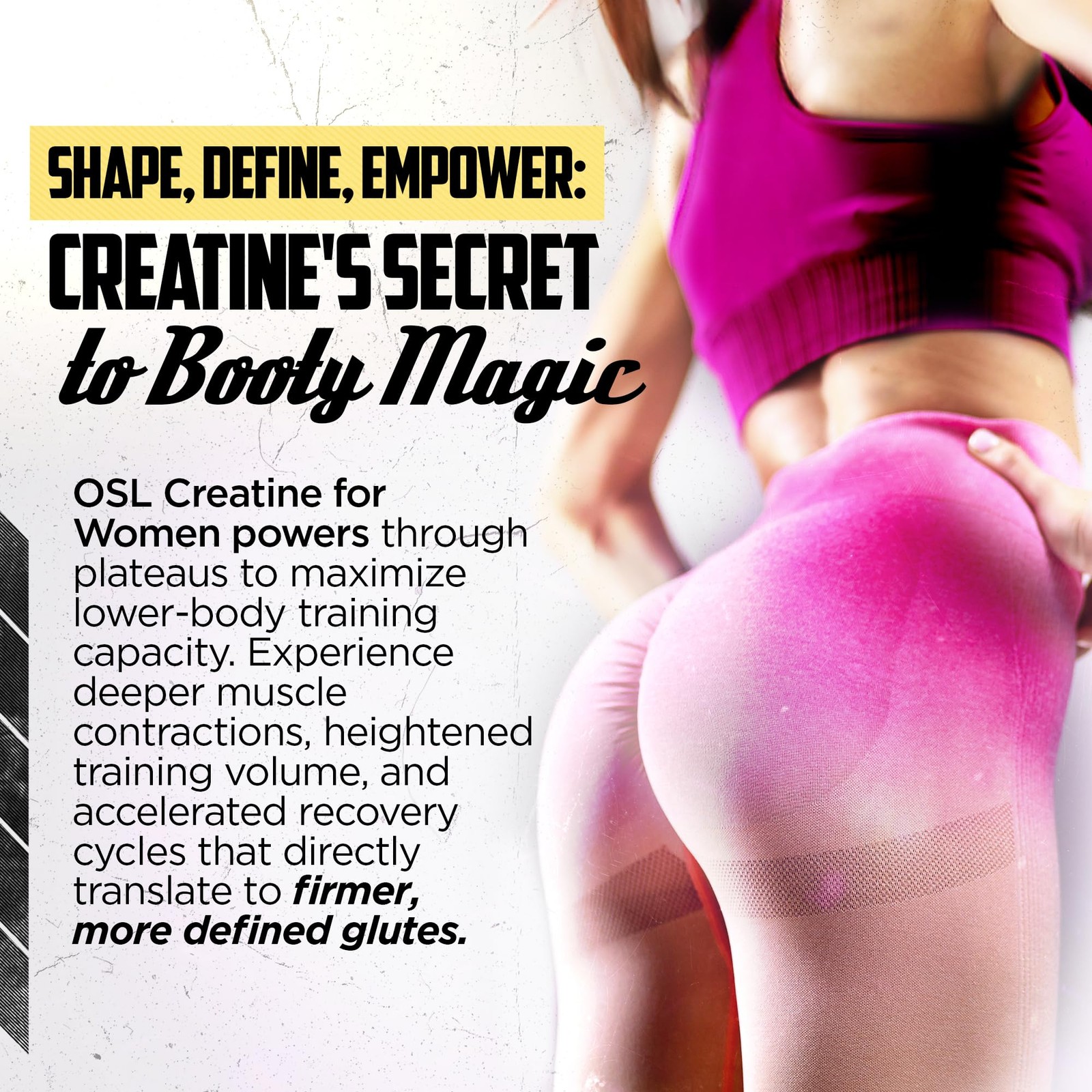 Creatine for Women–Post-Workout Supplement with 5000mg Creatine Monohydrate P…