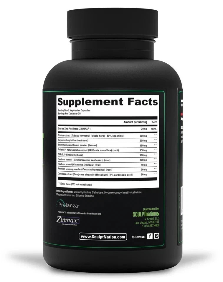 TEST BOOST MAX Sculptnation Testosterone Build Muscle Men Fat weight Loss, FS!