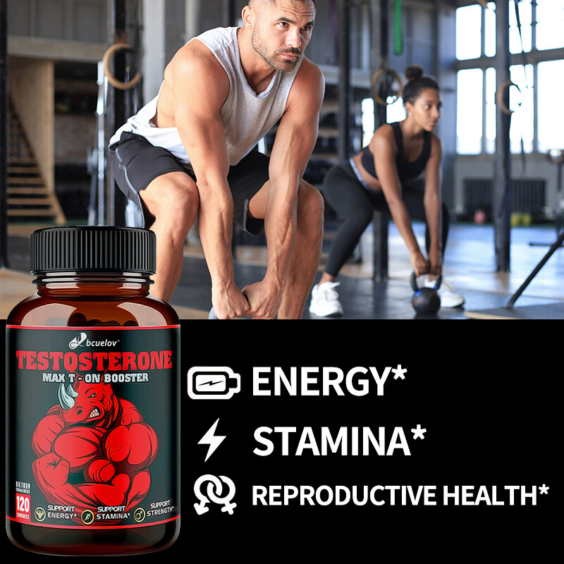 Panax Ginseng 120 Capsules-Testostero Booster, Muscle Health – US