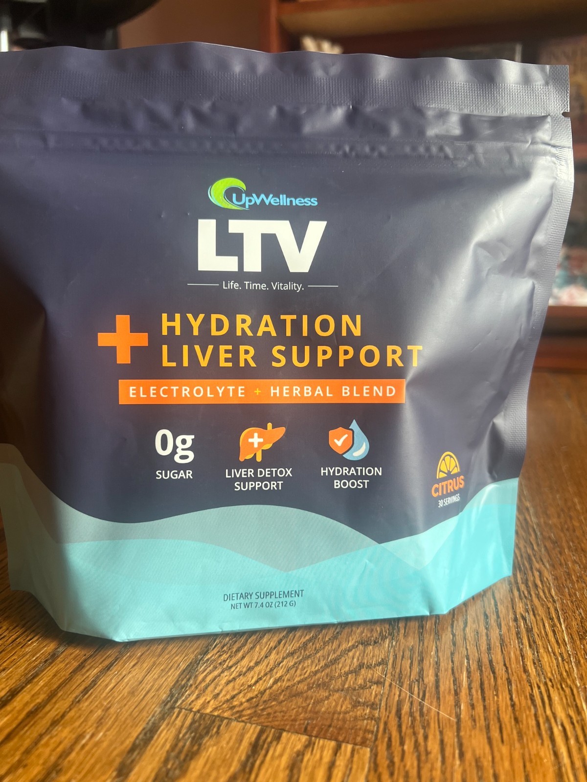 UpWellness LTV Liver Hydration Packets – Electrolytes Powder Packets Citrus NEW