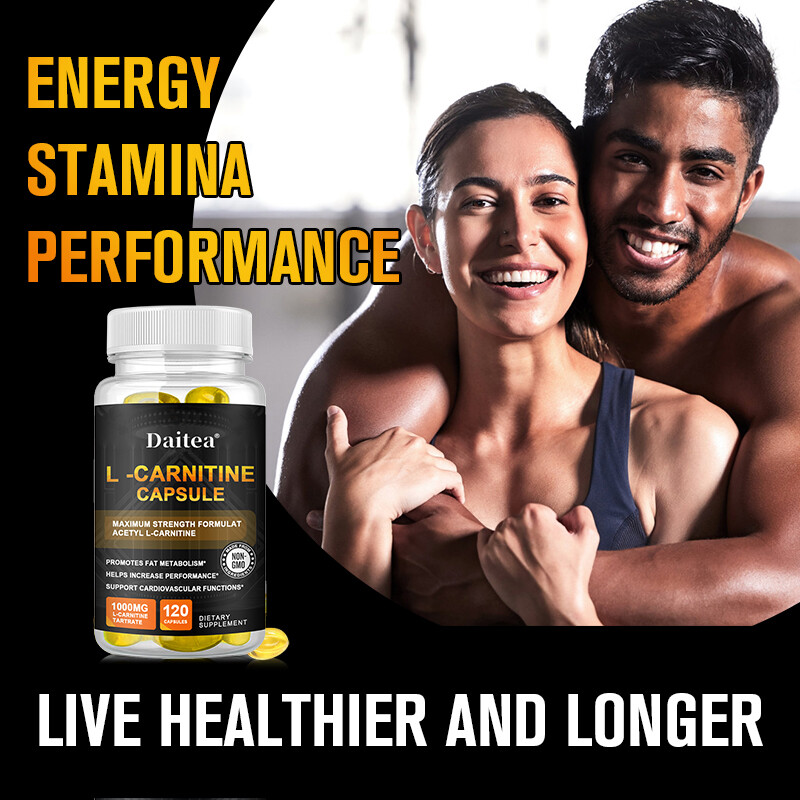 Acetyl L-CARNITINE Capsules 1000 mg Fat Burner Energy / Metabolism Booster