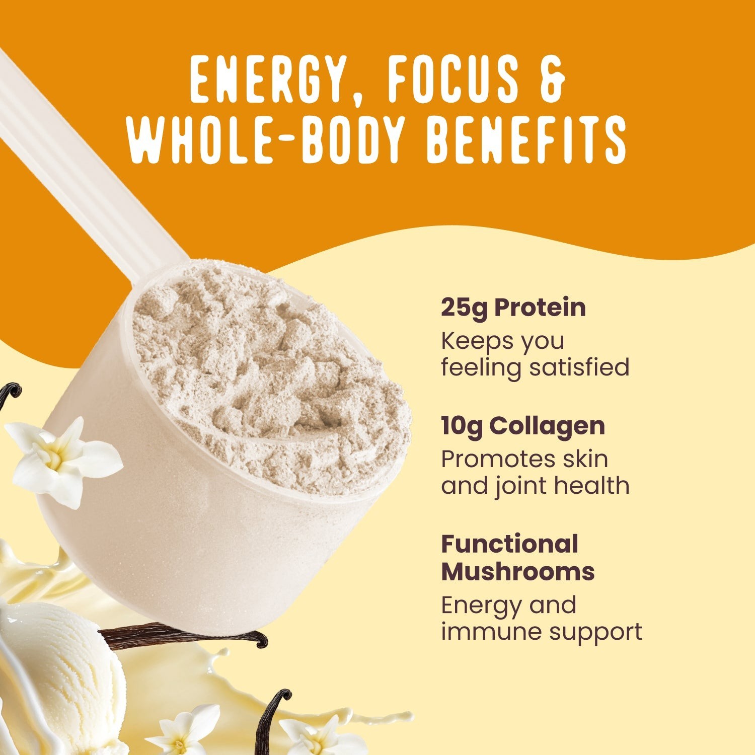 New! Sealed! FlavCity Protein Smoothie Powder – 10 Servings – Vanilla Cream 430g