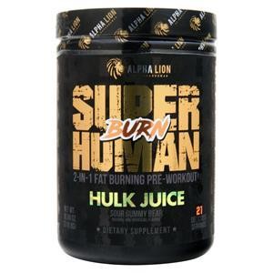 Alpha Lion SuperHuman Burn Hulk Juice – Sour Gummy Bear 10.96 oz