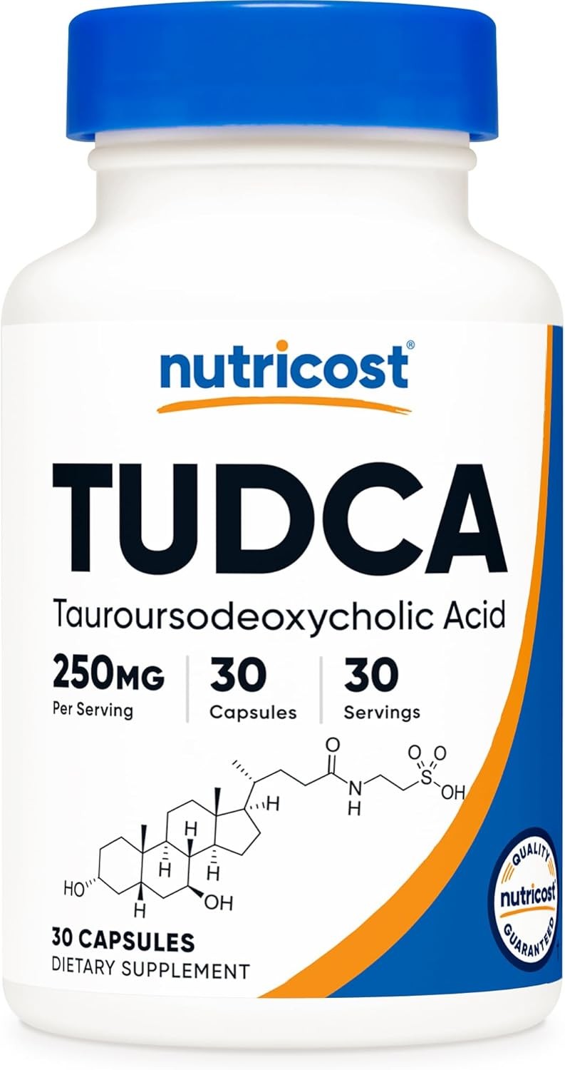 Premium Tudca Nutritional Supplement 30 Capsules Non GMO Gluten Free 250mg