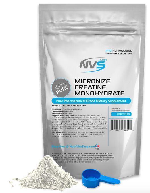 50 Servings! 250g Micronized Creatine Monohydrate Powder Pharmaceutical Kosher