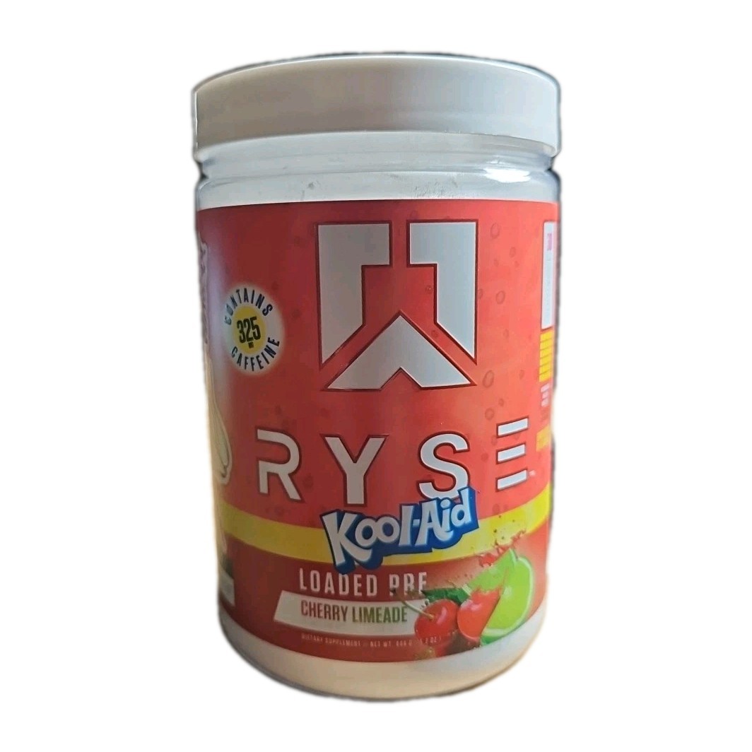 RYSE Loaded Pre Powder Bodybuilding Supplement – Cherry Limeade – Size: 5.1 oz