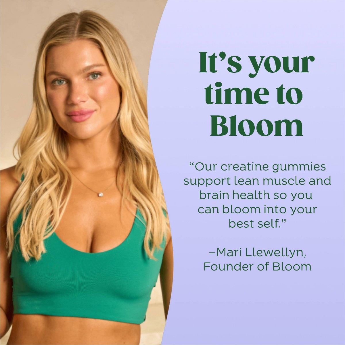 BLOOM NUTRITION Creatine Monohydrate Gummies – Orange Squeeze – 36ct/12 Servings