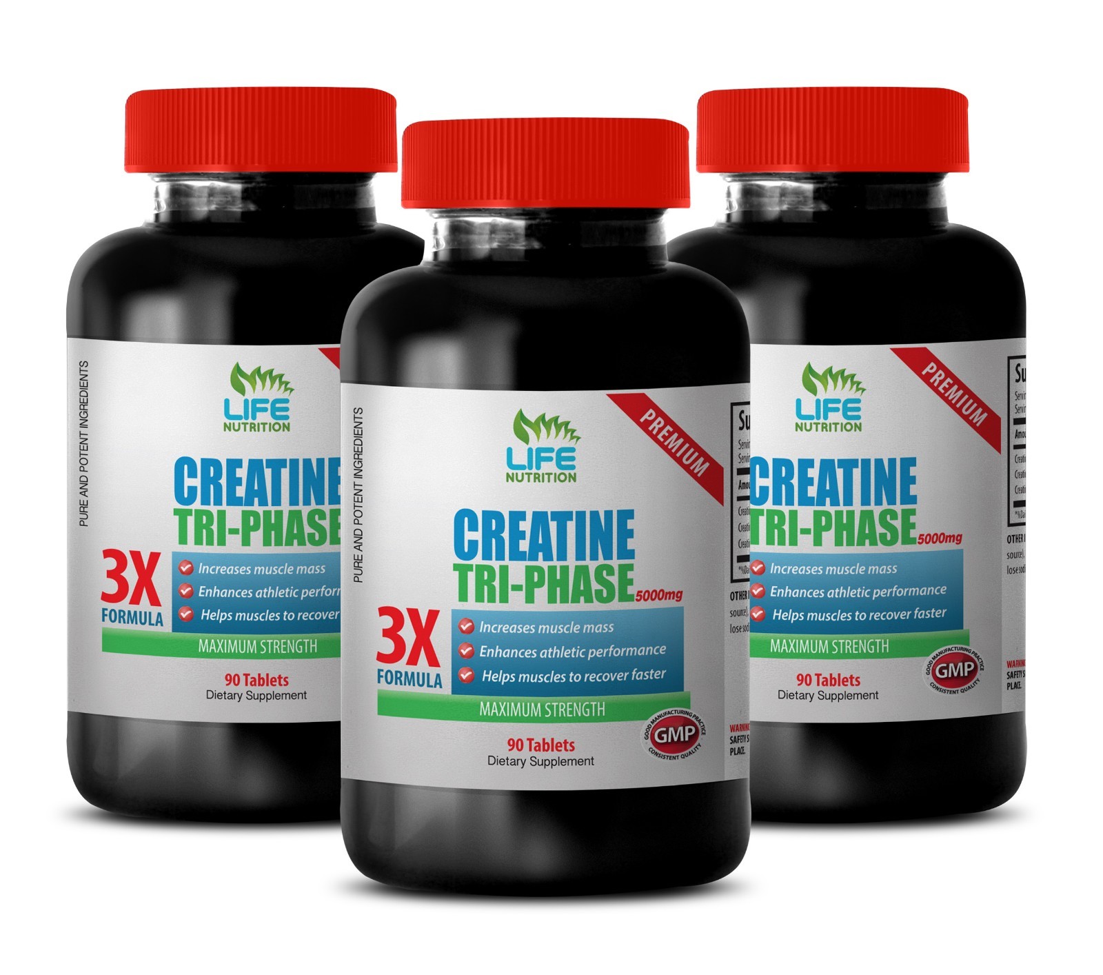 creatine hcl – CREATINE TRI-PHASE 5000mg – muscle growth pills 3B