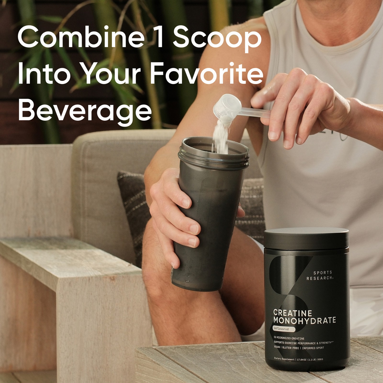 Creatine Monohydrate – Gain Lean Muscle, Improve Performance and Strength (300g)