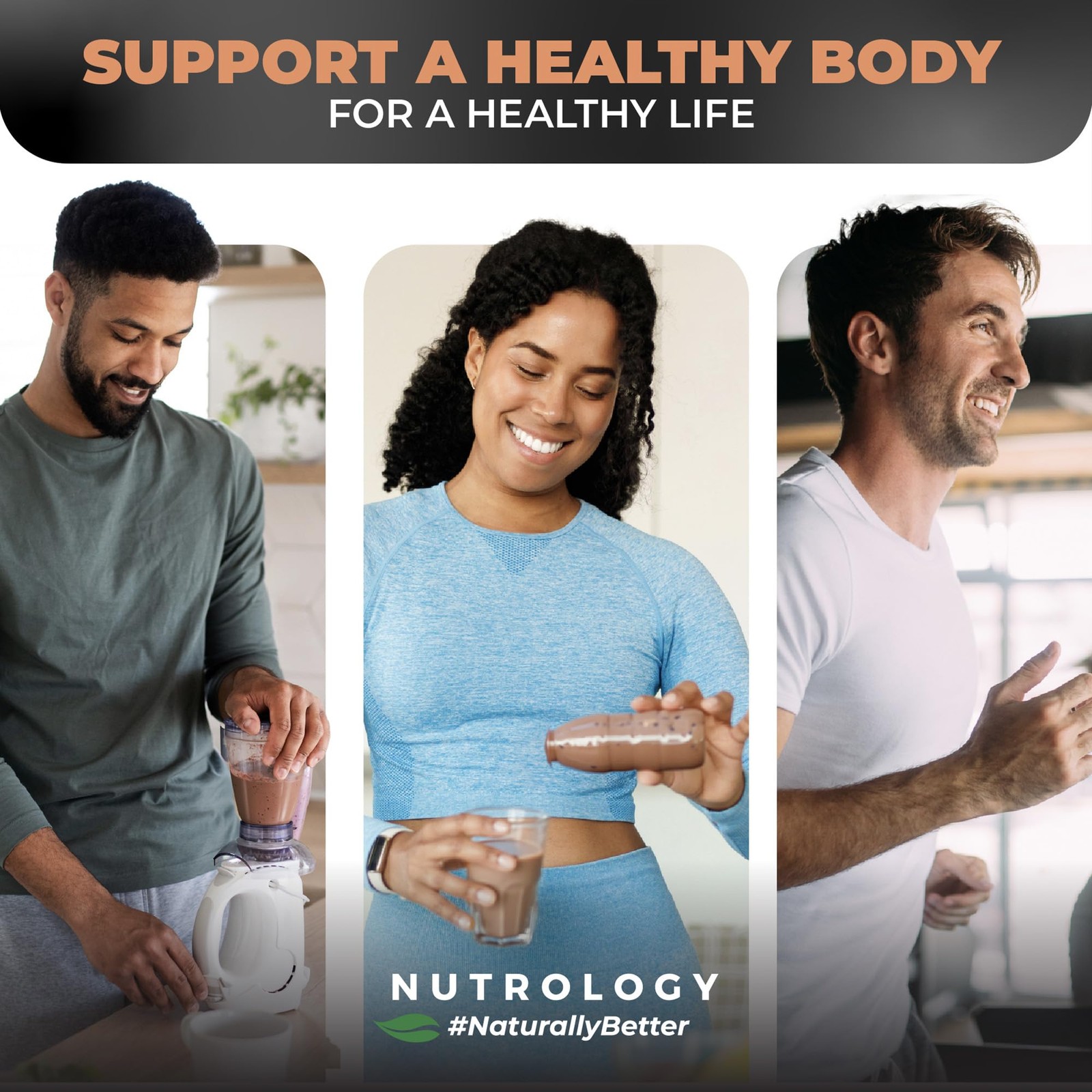 Nutrology TRIPACT Protein Powder 7in1 Meal Replacement Shake with Grass Fed …