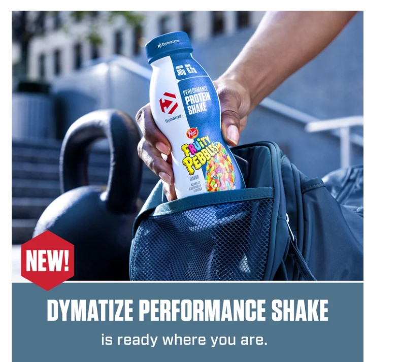 Dymatize Performance Protein Shake Fruity Pebbles 12ct 30g Protein