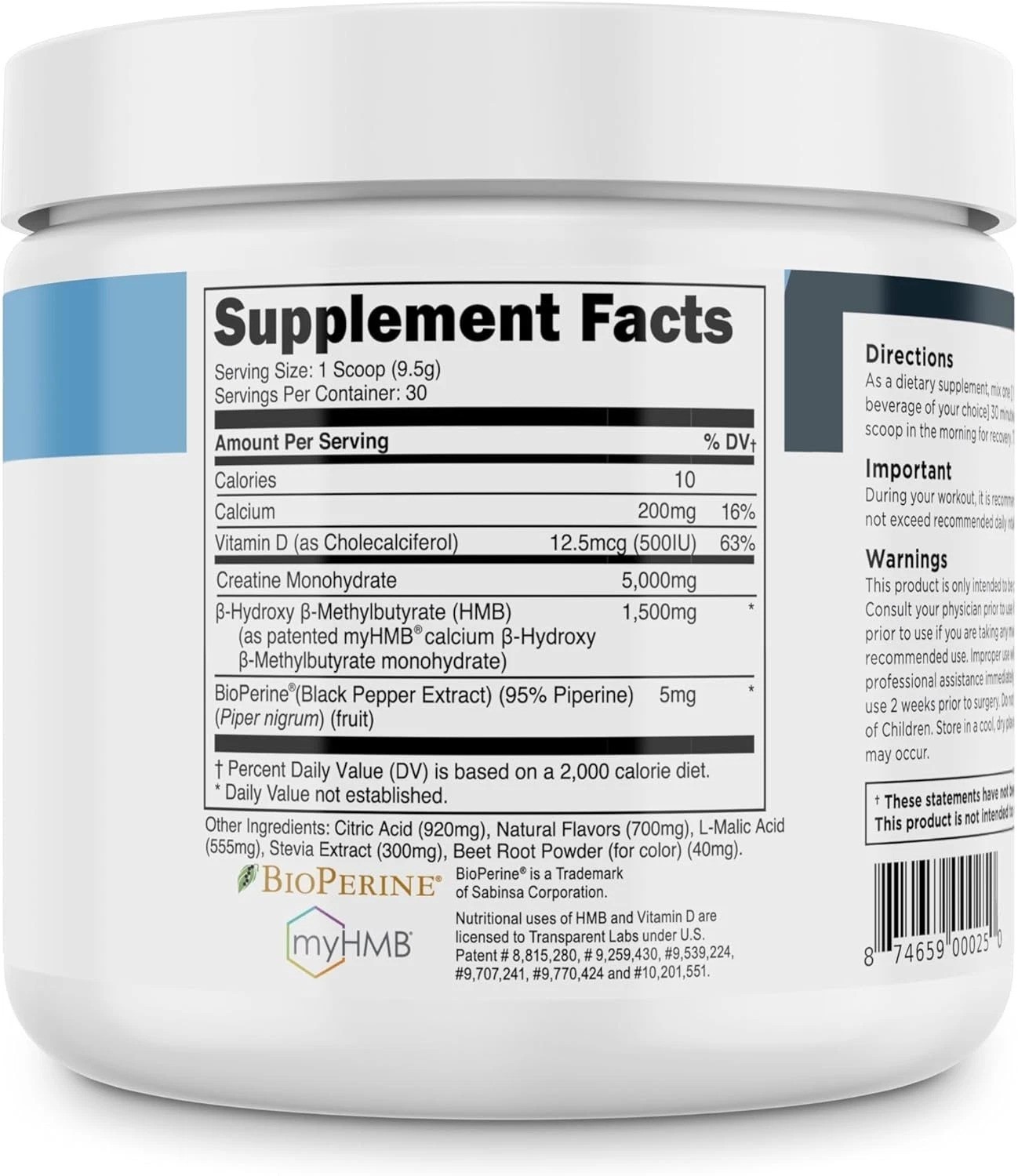 Strawberry Lemonade Creatine HMB – Proven Formula for Muscle Growth, 30 Servings
