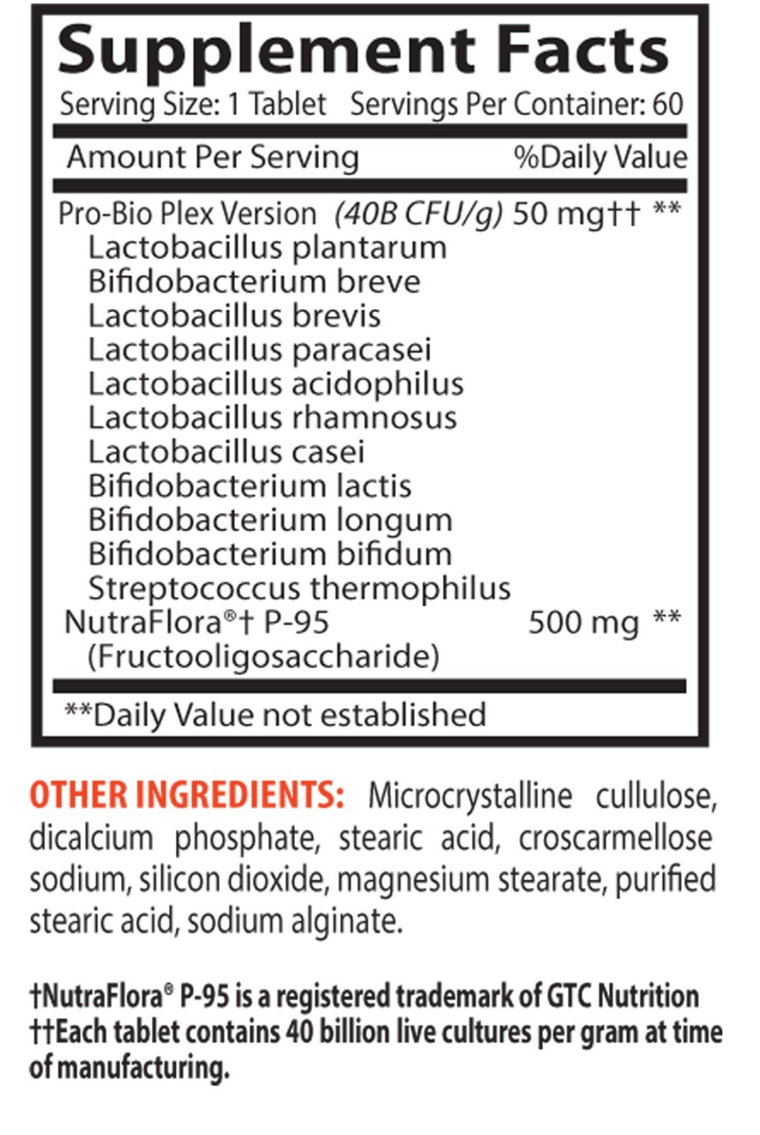 Appetite Away – Probiotic Complex 40 Billion CFUs – Probiotic Pills 6B