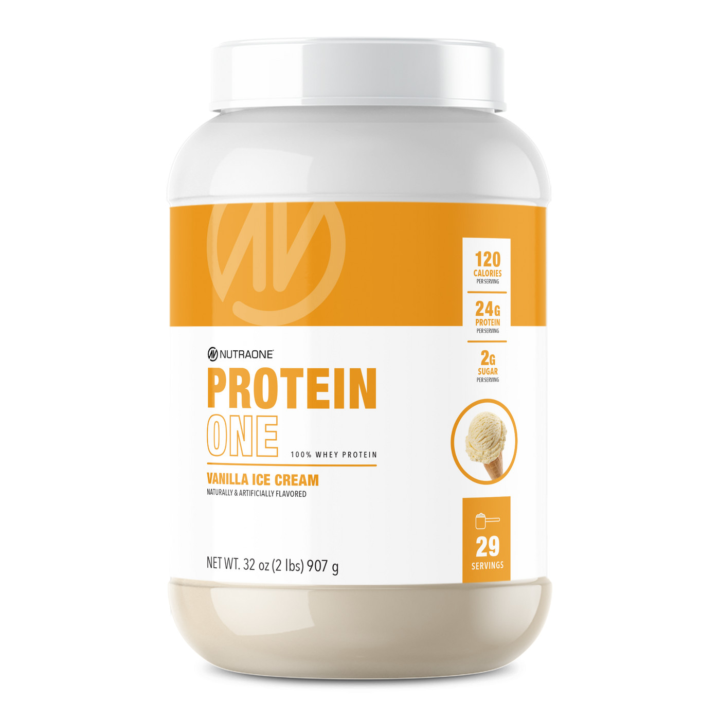 NUTRAONE ProteinOne 100% Whey Protein Vanilla Ice Cream