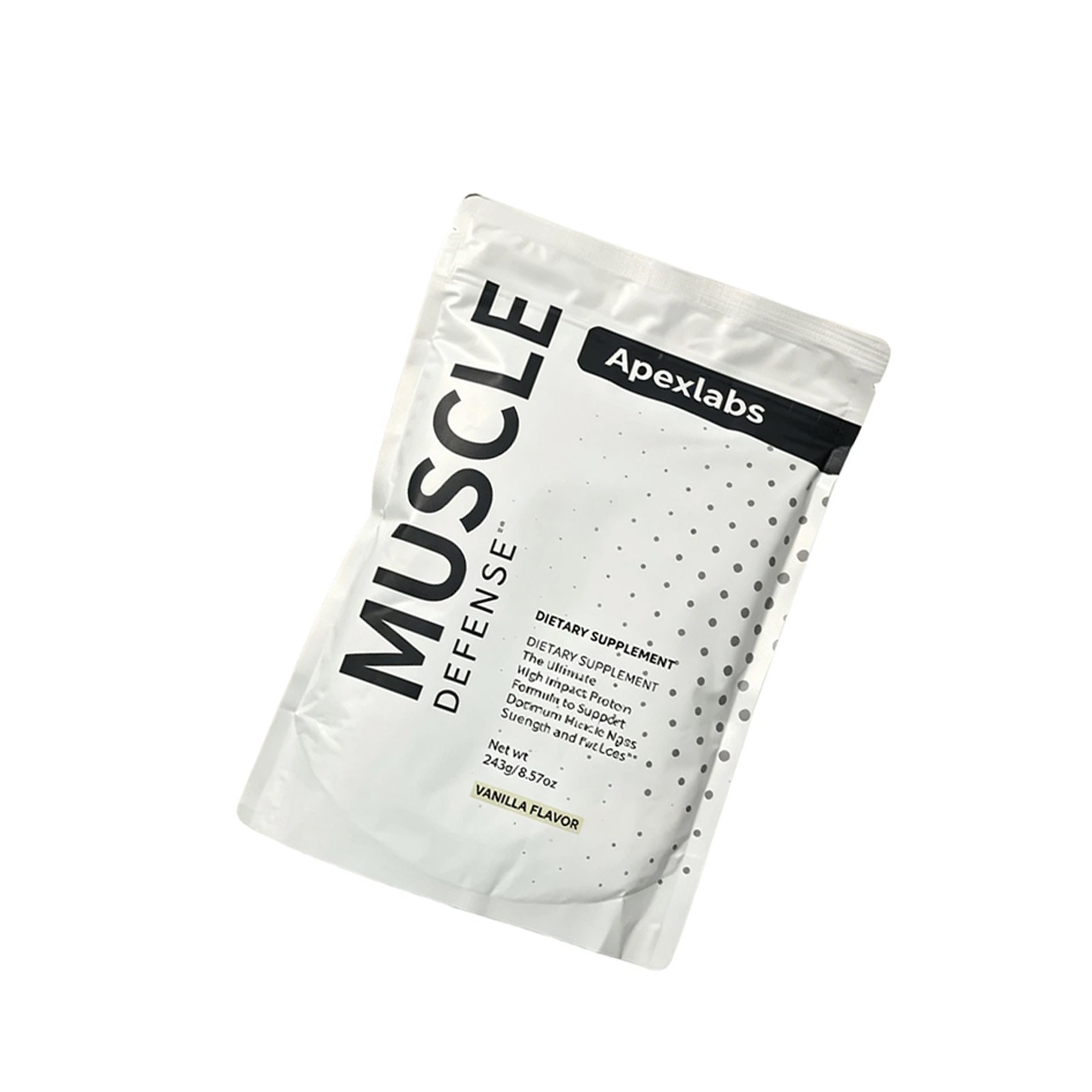 Muscle Defense Dietary Supplement, Vanilla – 8.57 oz – New