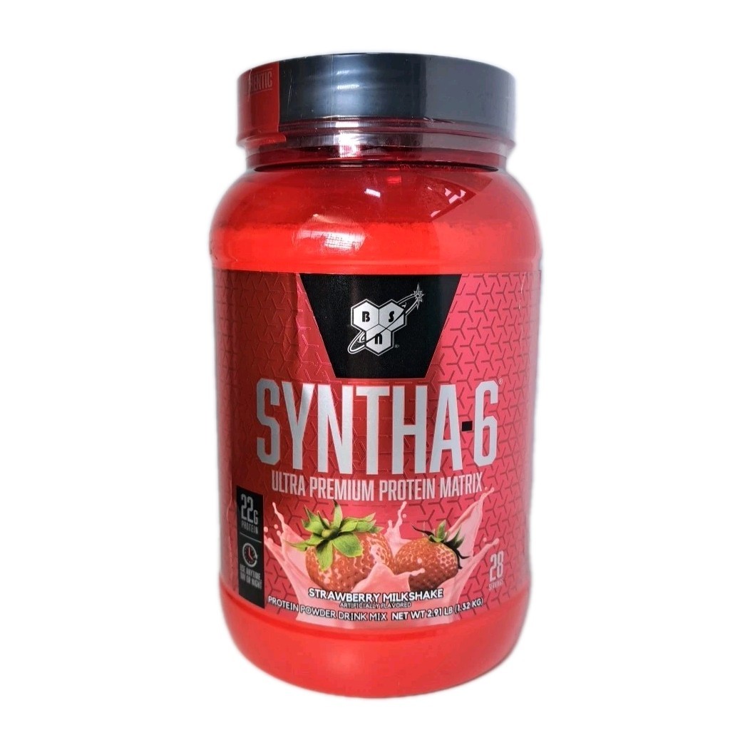 BSN Syntha-6 Ultra Premium Protein Matrix Strawberry Milkshake 2.91 lb Exp 10/26