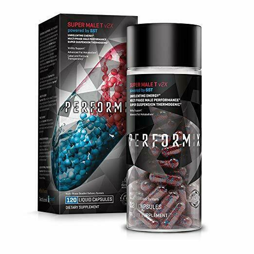 Performix Super Male T v2x, 120 capsules, SST Glow, TCP – Nootropic, CLA & Multi