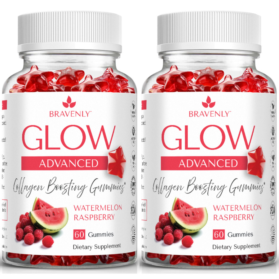 X2 Bravenly Glow 120 Gummies Watermenlon Raspberry flavor – EXP 06/2027
