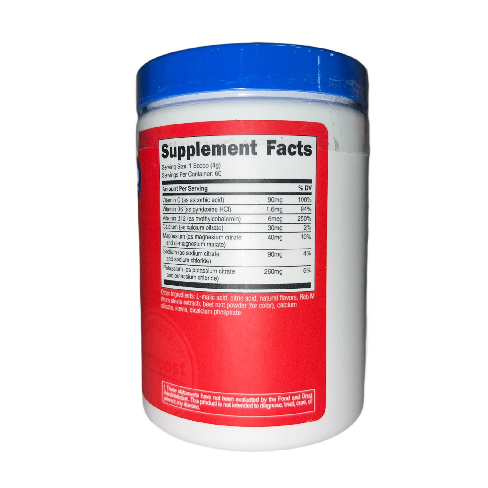 Nutricost Electrolyte Complex Powder 60 Servings Fruit Punch Hydration NEW