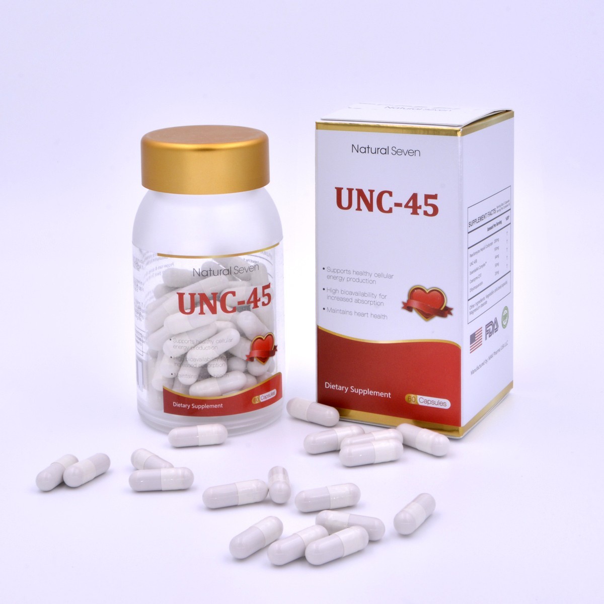 UNC-45 Human Muscle Creator and Builder – 60 Capsules/Bottle