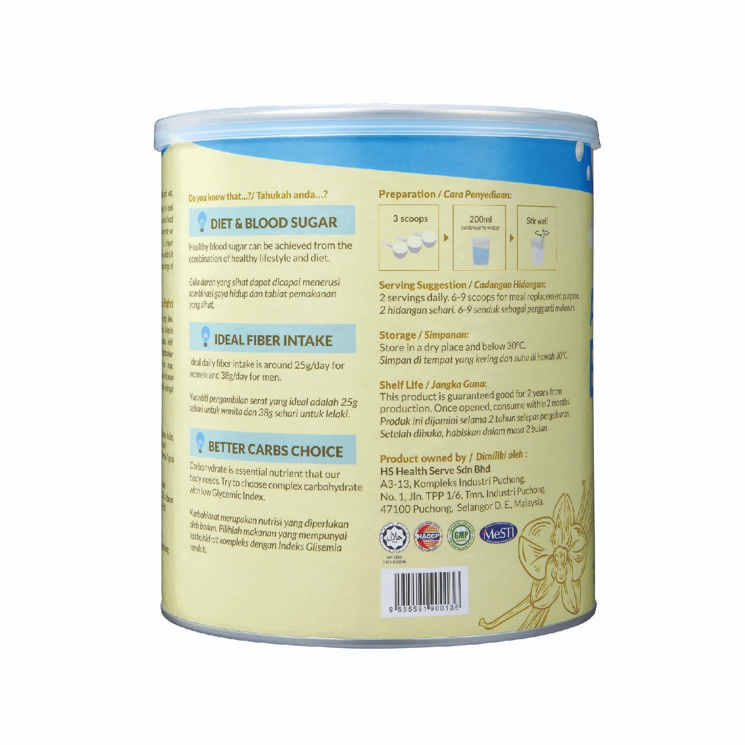 600gm Active Life Perfect Balance Plus Nutritionally Fortified Soy Bean Drink