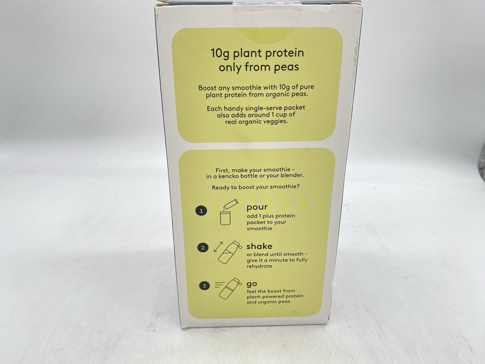 kencko ADD-ON Plus Protein Powder Smoothie Booster 12 Single Protein Packets