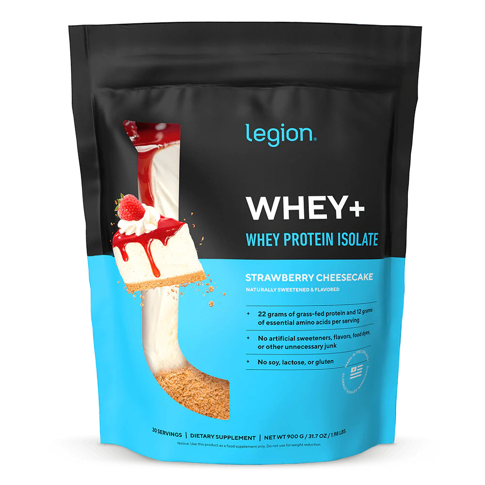 Whey+ Protein Isolate Powder naturally sweetened and flavored