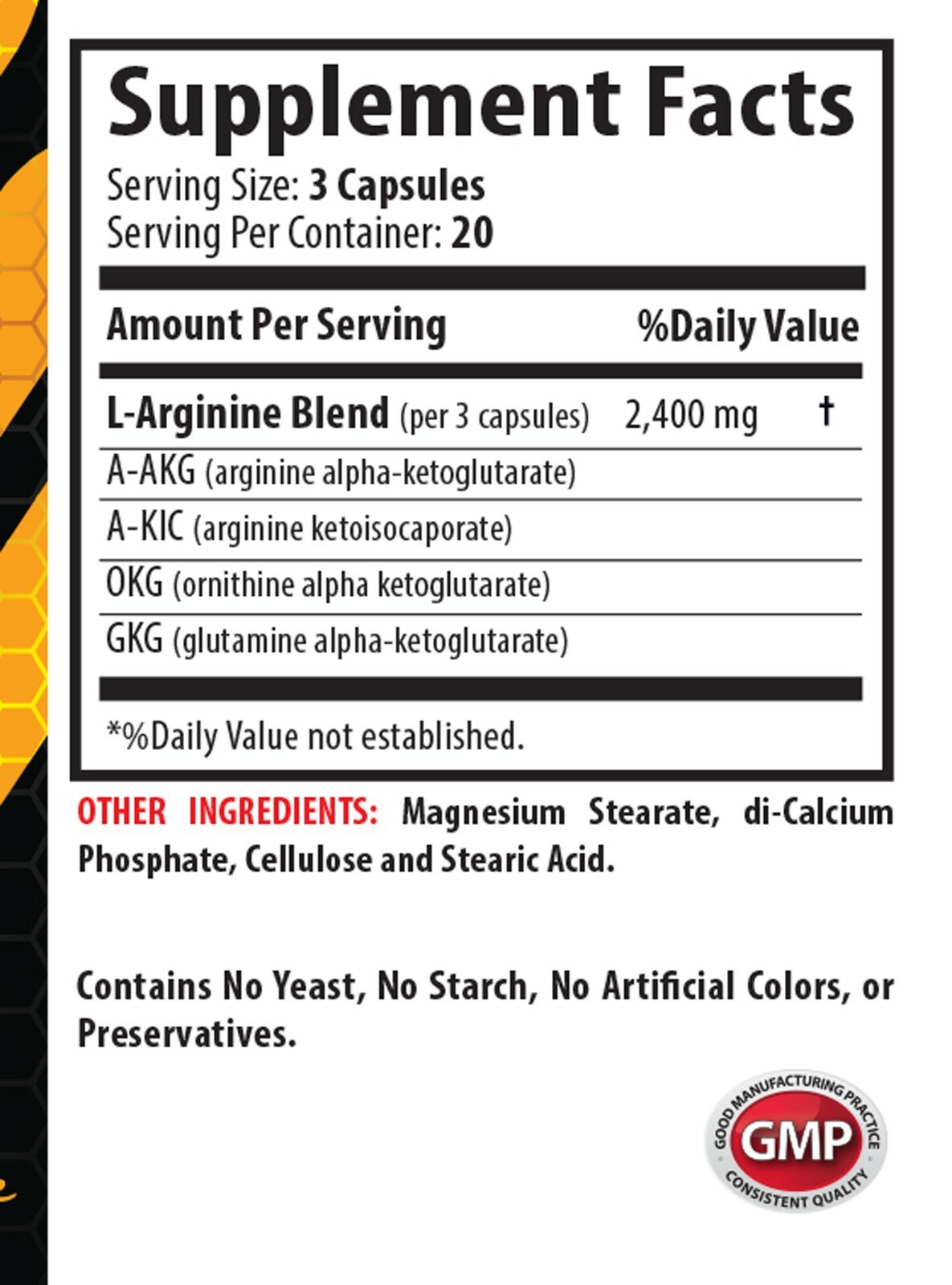 nitric oxide capsules – NITRIC OXIDE 2400 – muscle growth supplements 60 Capsule