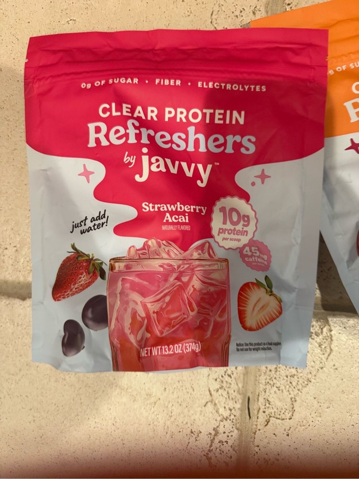 Clear Protein Refresher by Javvy trio flavors