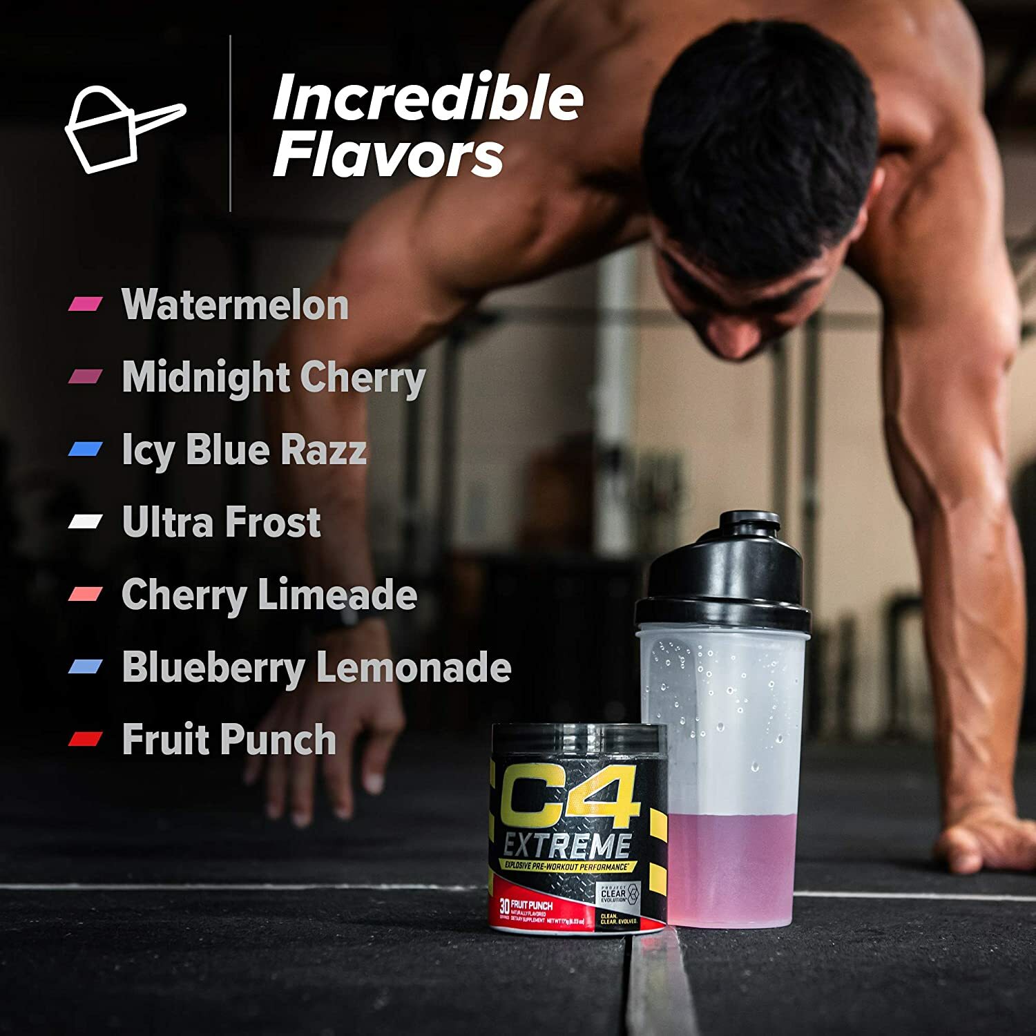 CELLUCOR C4 EXTREME PRE WORKOUT ENERGY 30 Servings – CHOOSE FLAVOR