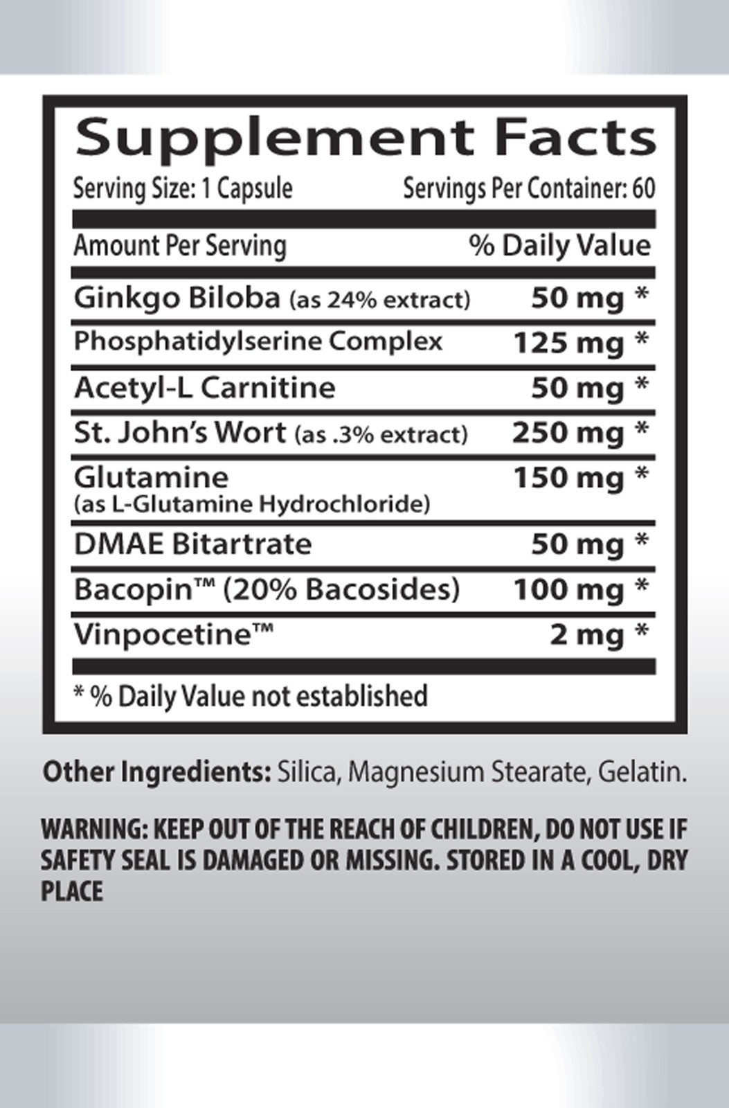 Antioxidant supplement – BRAIN & MEMORY BOOSTER FORMULA – immune support dai – 2
