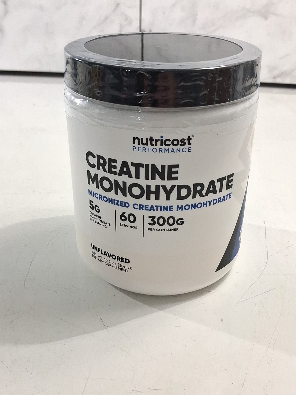 Nutricost Creatine Monohydrate 300 G Powder 60servings – EXP 09/2028