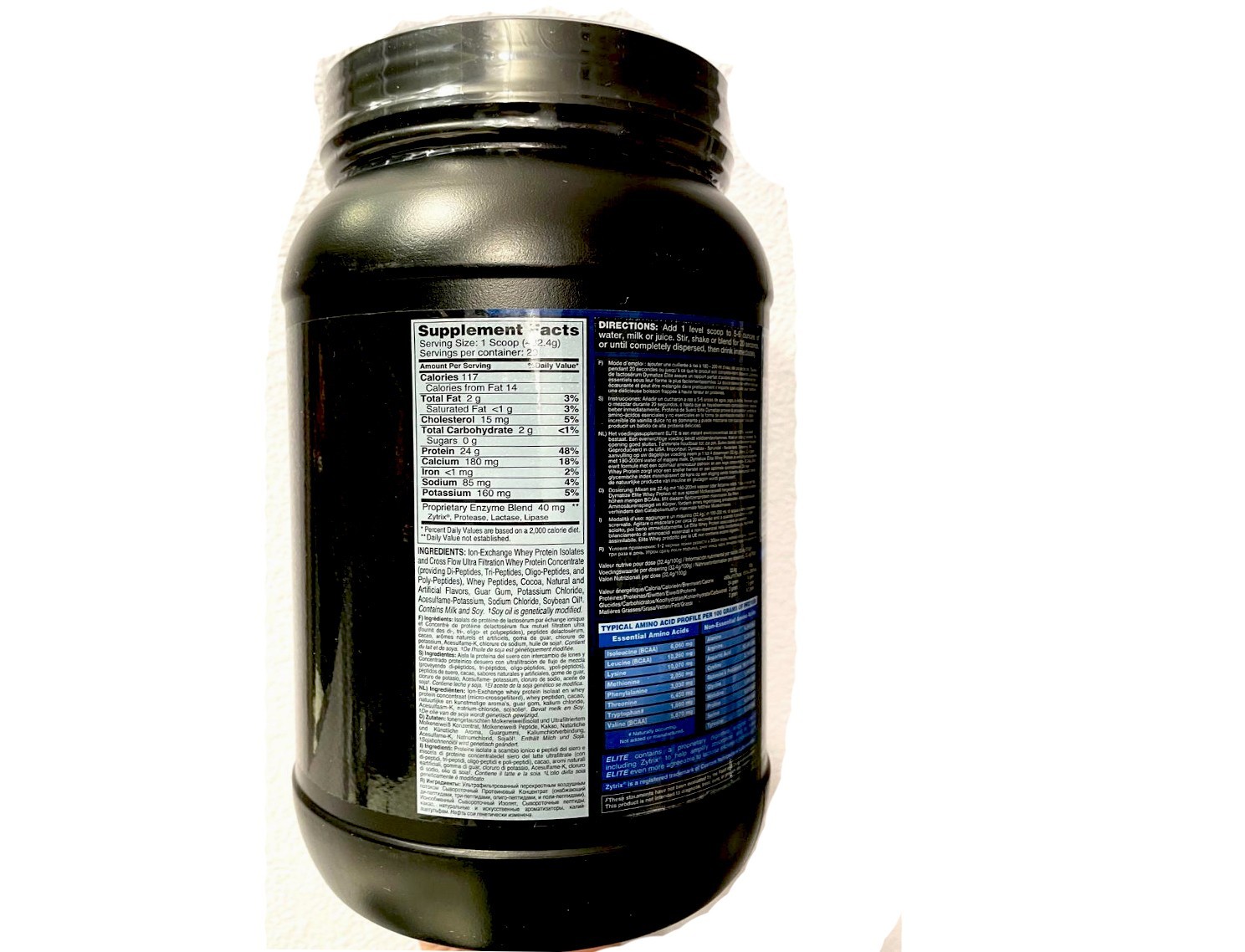 Elite Whey Protein Isolate Rich Chocolate, 2 lbs, 29 servings