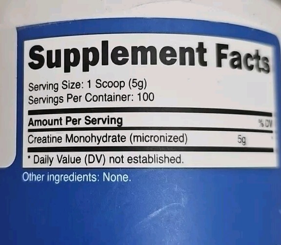 Lot Of 2 Nutricost Pure Creatine Monohydrate 500 Gram 1.1lb Powder -Exp 10/26 2x