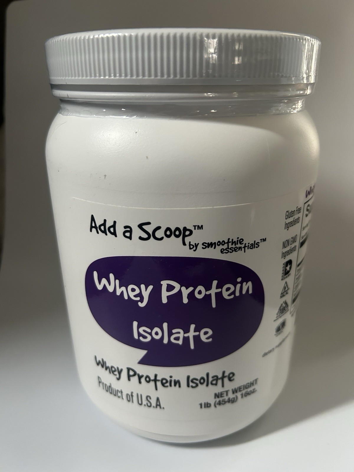 Add A Scoop Whey Protein 1 Lb No Flavor Smoothie Protein Powder