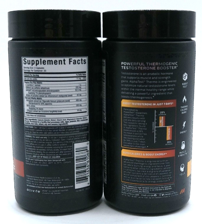 2PK- MuscleTech, 180 Total Capsules, Exp. 1/2028