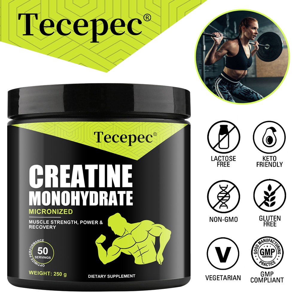 Creatine Monohydrate Powder Pure Promote Muscle Growth 5 Grams Per Serving