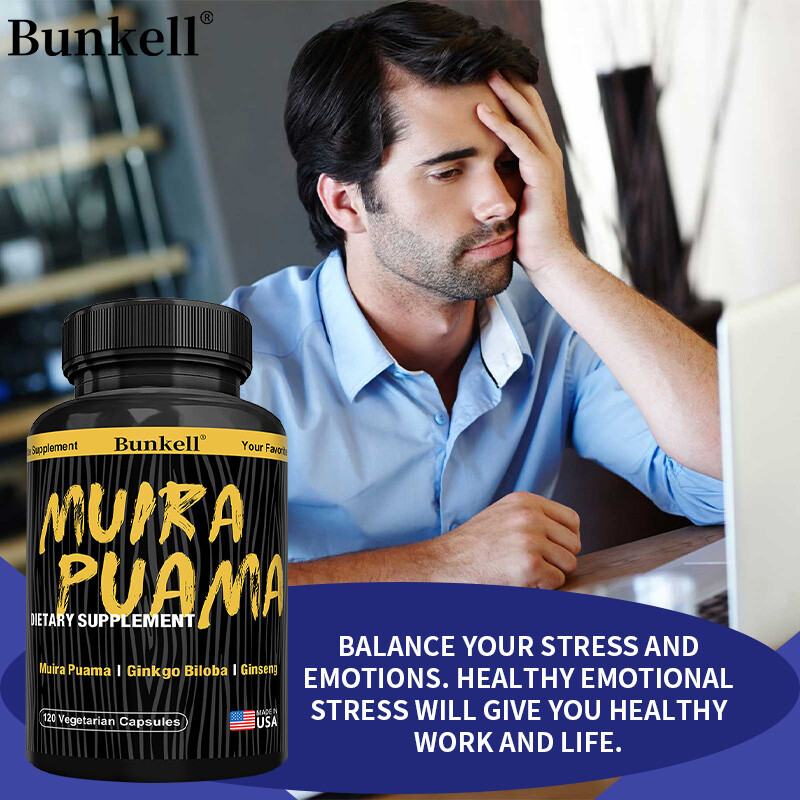 Premature Ejaculation Muira Puama Delay Premature Ejaculation 120 Capsules