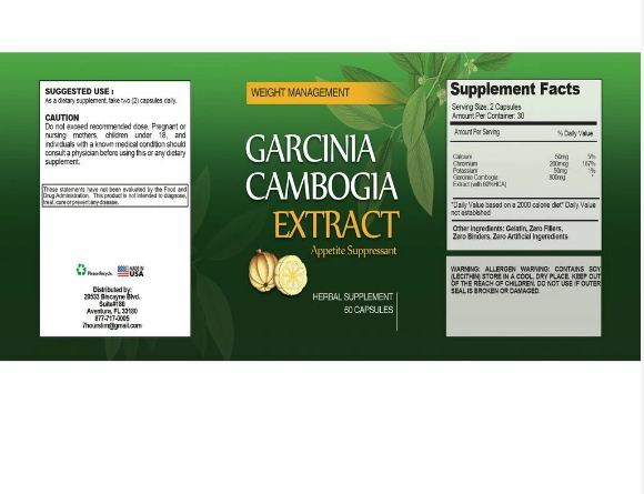 Garcinia Cambogia Weight Management & L-Carnitine Metabolism Support Supplement